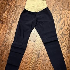 Motherhood Maternity navy blue capri pants. Size L